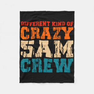 Workout Squad 5 Am Crew Funny Gym Saying Vintage  Fleece Blanket