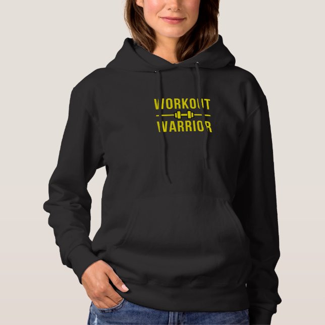Workout Warrior Gym Hoodie (Front)