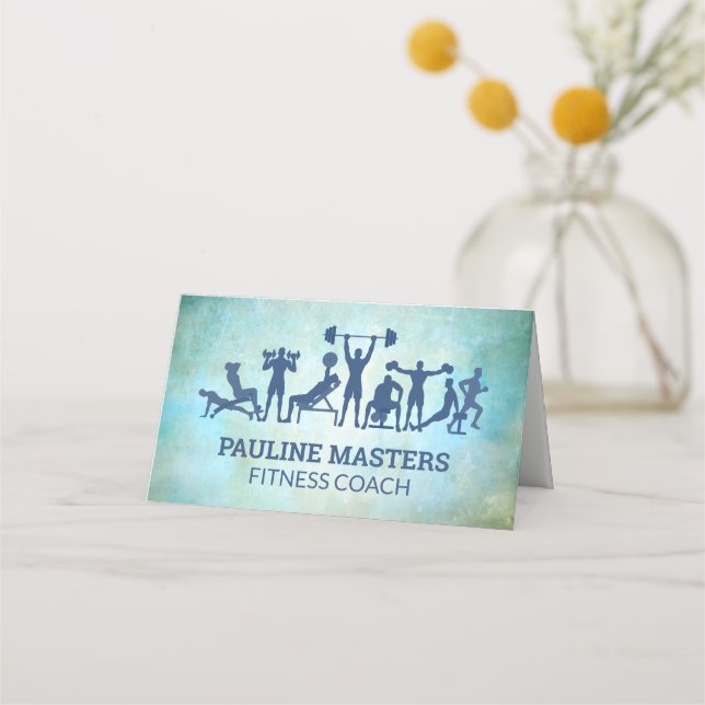 Workouts and Fitness Appointment Card (Front)