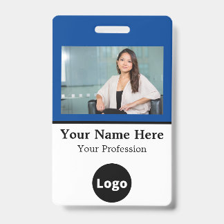 Workplace Badge Lanyard Nametag Business Employee ID Badge