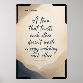 Workplace Culture Poster