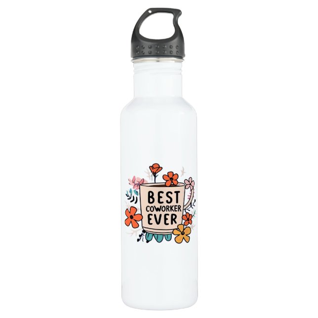 Workplace Dynamo Best Coworker Ever Classic 710 Ml Water Bottle (Front)