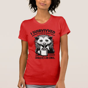 Workplace Humor Tee - Corporate Possum - Funny Off