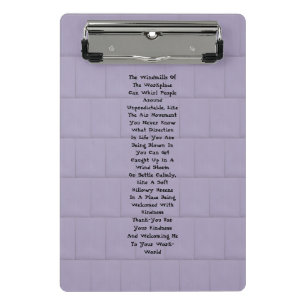 Workplace Inspiration Mini Clipboard