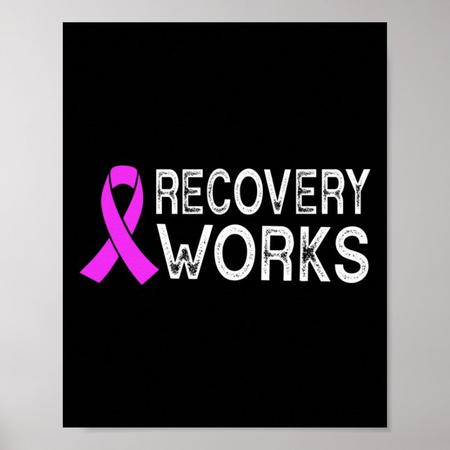 Works End Addiction Overdose Awareness  Poster (Front)
