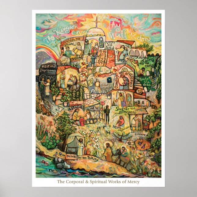 Works of Mercy Classroom Poster (Front)