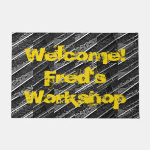 Workshop Garage Industrial CUSTOM Large Doormat