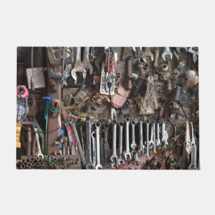 Workshop Tool Display. Doormat