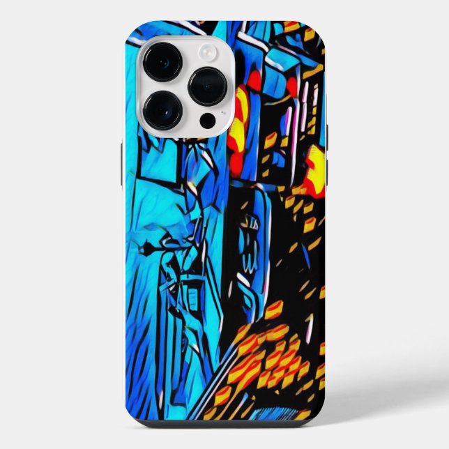 Workspace Lunch Art iPhone Case (Back)