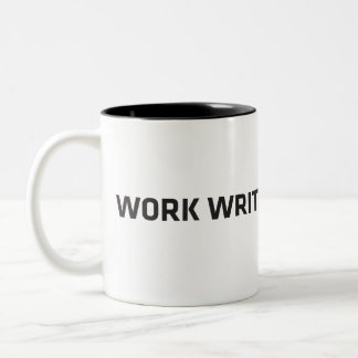 WorkWriteSubmitWait Two-Tone Coffee Mug
