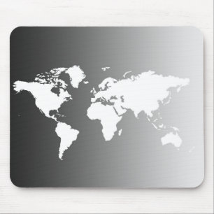 WORL MAP MOUSE PAD