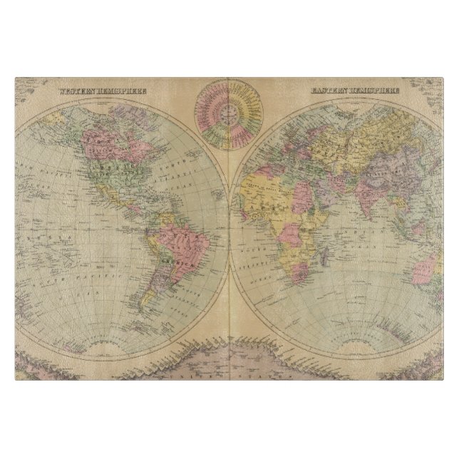 World 10 cutting board (Front)