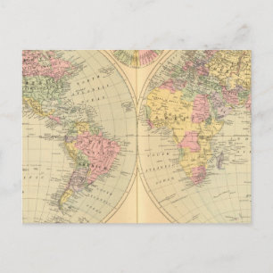 World 10 postcard