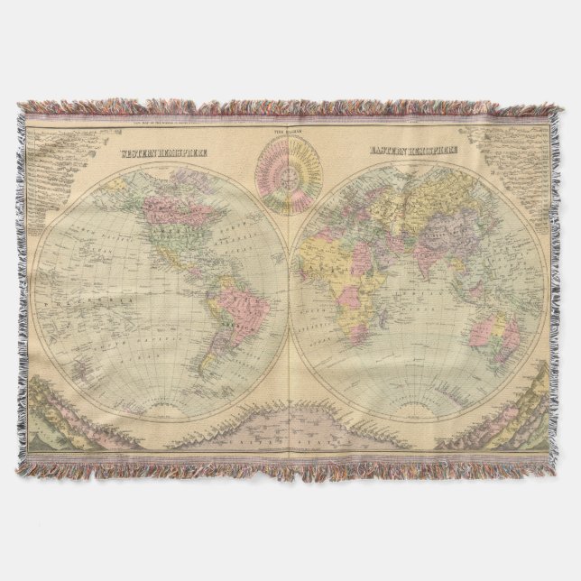 World 10 throw blanket (Front)