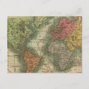 World 4 postcard
