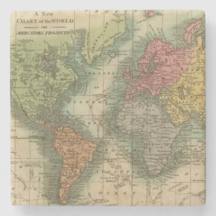 World 4 stone coaster