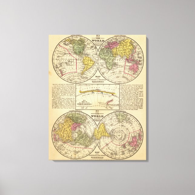 World 5 canvas print (Front)