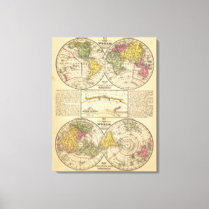 World 5 canvas print