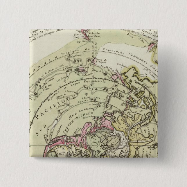 World 6 15 cm square badge (Front)