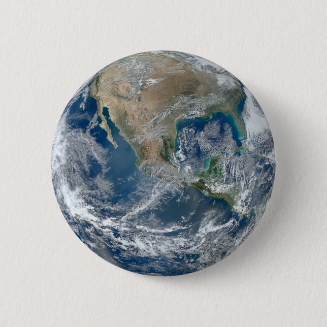 World 6 Cm Round Badge (Front)