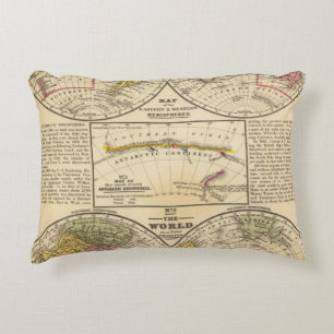 World 7 decorative cushion