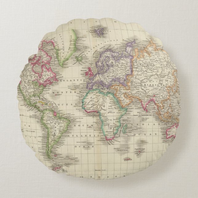 World 9 round cushion (Front)