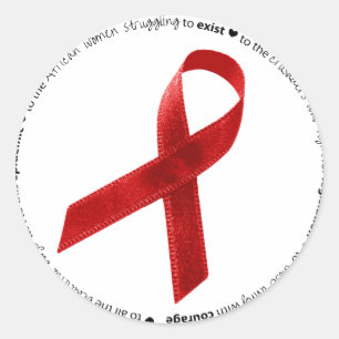 World AIDS Day, 2010 Classic Round Sticker