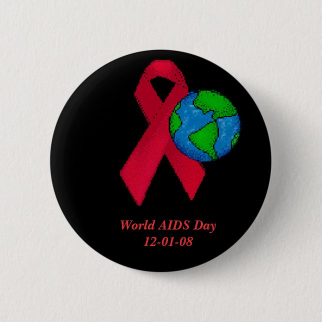 World AIDS Day Button (Front)