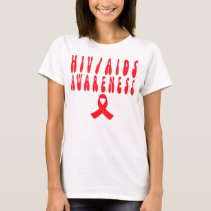 WORLD Aids Day, December  Awareness,HIV Warrior,Re T-Shirt