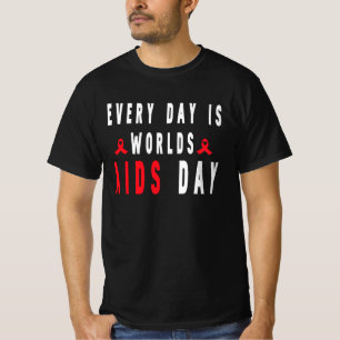 WORLD Aids Day, December  Awareness,HIV Warrior,Re T-Shirt