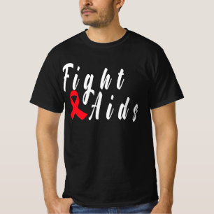 WORLD Aids Day, December  Awareness,HIV Warrior,Re T-Shirt