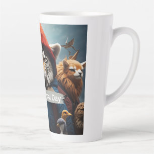 World Animal Day Latte Mug
