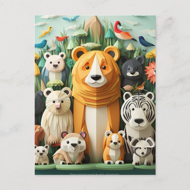 World Animal Day Postcard (Front)