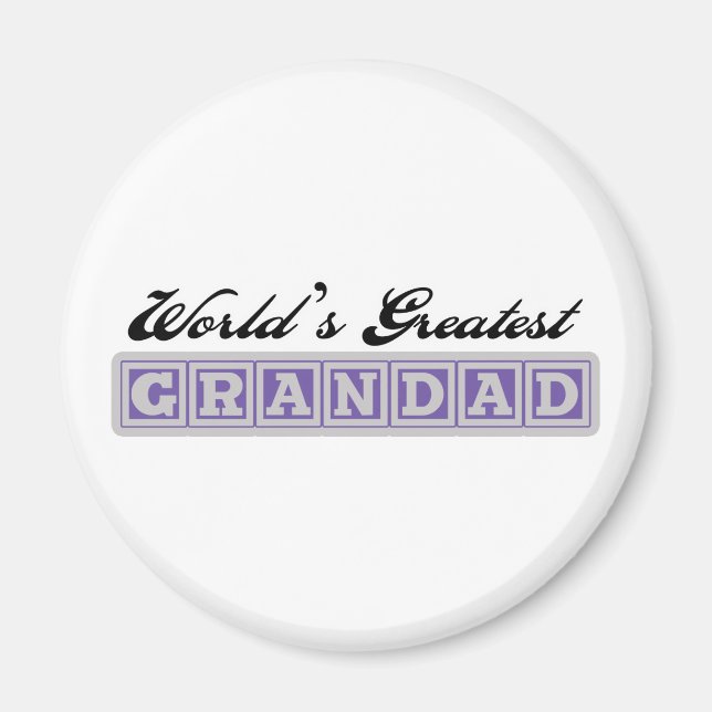 World's Greatest Grandad Magnet (Front)