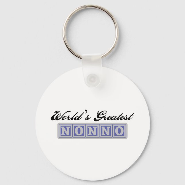 World's Greatest Nonno Key Ring (Front)