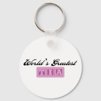World's Greatest Tia Key Ring