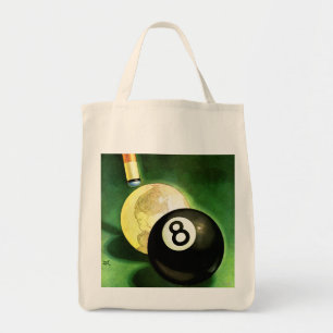 World as Cue Ball Tote Bag