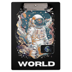 World Astronaut design Clipboard