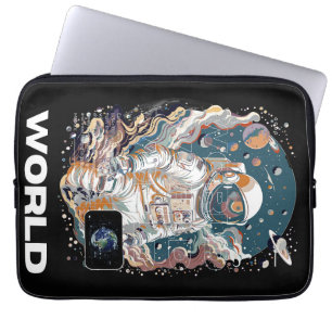 World Astronaut design  Laptop Sleeve