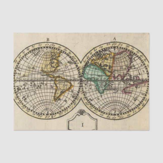 World Atlas Tissue Paper (Front)