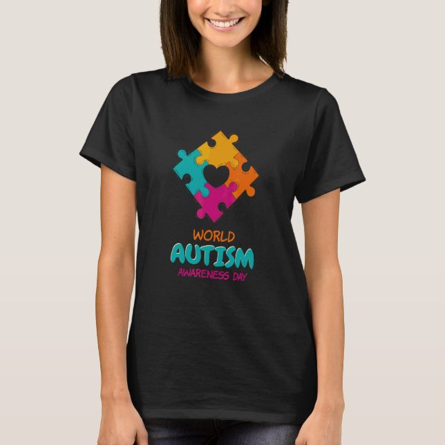 World Autism Awareness 2 April 2023  Autism Cute T-Shirt (Front)