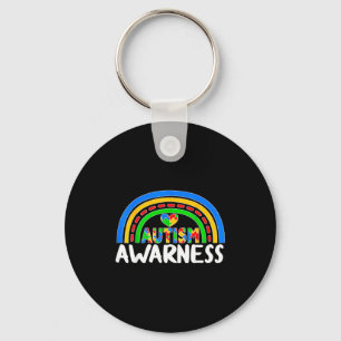 World autism awareness 2 april autism cute rainbow key ring