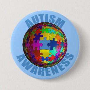 World Autism Awareness Button