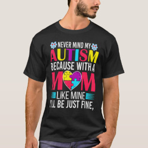 World Autism Awareness Day Autism Mum T-Shirt