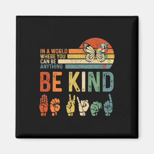 World Autism Awareness Day Hands Signs Autism Puzz Magnet