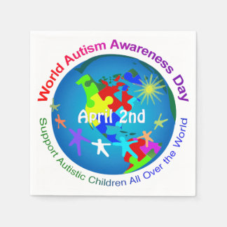 World Autism Awareness Day Napkin