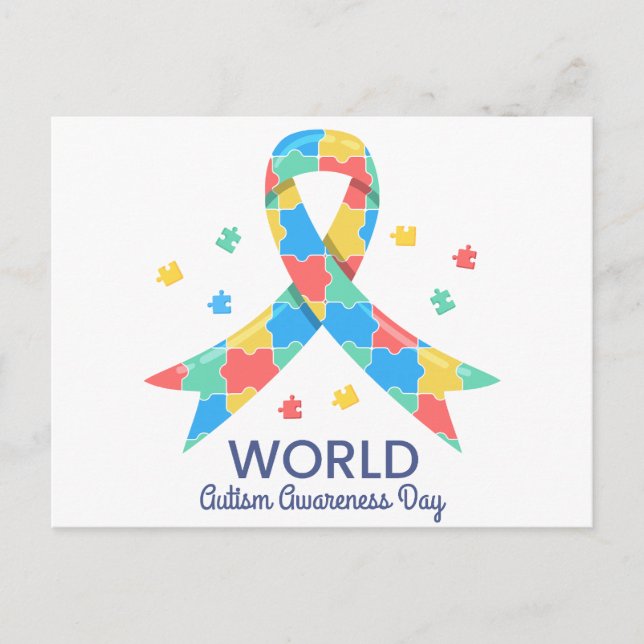  World Autism Awareness Day Postcard (Front)