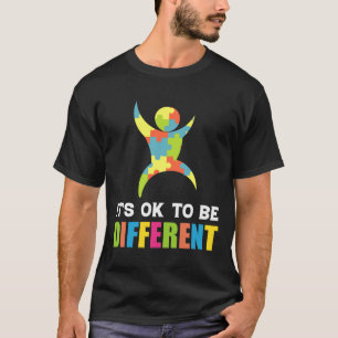 World Autism Awareness It S Oke To Be Different T-Shirt