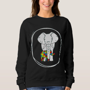 World Autism Day Elephant Puzzle Pieces Sweatshirt
