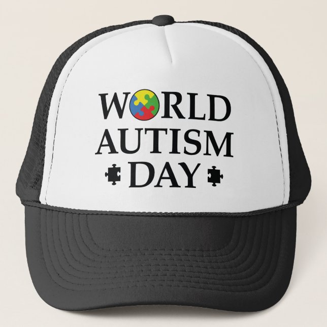 World Autism Day Trucker Hat (Front)